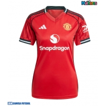 Camisa de Futebol Manchester United Benjamin Sesko #30 Equipamento Principal Mulheres 2025-26 Manga Curta